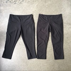 *2 PAIRS* Nike Crop Dri Fit Leggings Size S